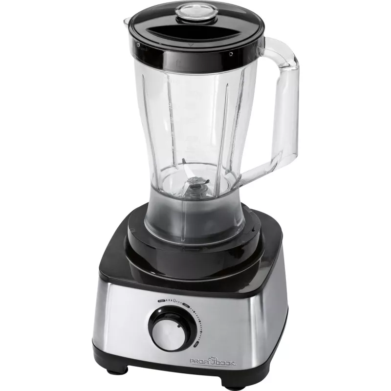 ProfiCook PC-KM 1063 köögikombain 1200 W 1,75 L Must, Roostevaba teras