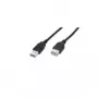 USB-pikenduskaabel DIGITUS AK-112331, 3 m, USB A-pistik – USB A-pesa, USB 3.2 Gen 1, must
