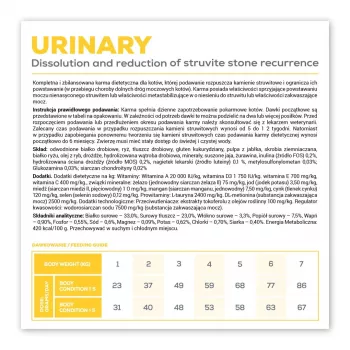 Kuiv kassitoit VETEXPERT Veterinary Diet Urinary, 2 kg — linnuliha, 33% valku, 23% rasva