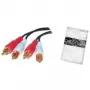 shiverpeaksi kaabel/adapter - 2 x RCA - isane - 2 x RCA - isane - sirge - sirge (BS40502)