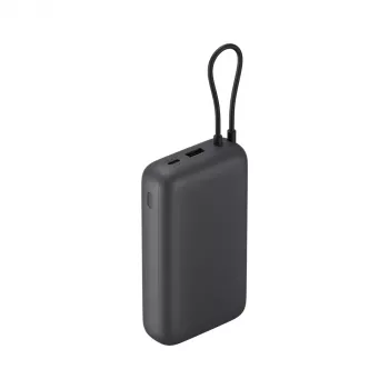 Akupank Xiaomi 20000mAh integreeritud kaabliga, tumehall, mudel 61828