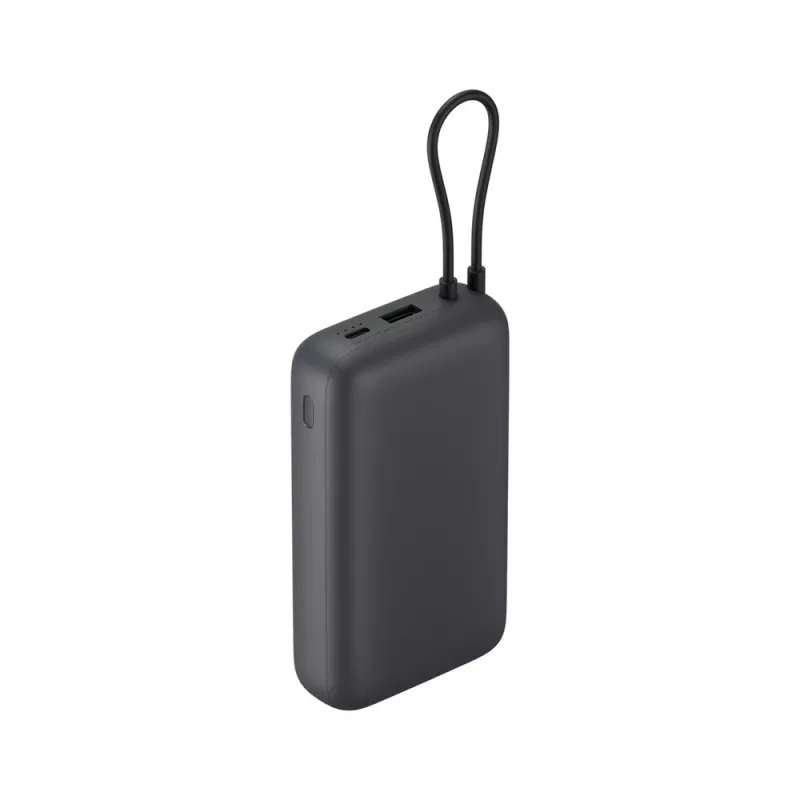 Akupank Xiaomi 20000mAh integreeritud kaabliga, tumehall, mudel 61828