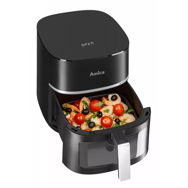 Õhufritüür AMICA AFM 6020 — 7 L mahutavus, 1800 W, reguleeritav temperatuur ja taimer