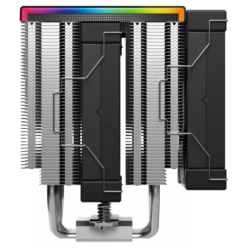 CPU õhujahuti DeepCool AK620 Digital SE, kahetorniline, 6x Ø6mm soojustoru, 2x 120mm PWM ventilaatorit, RGB, kõrgus 161 mm