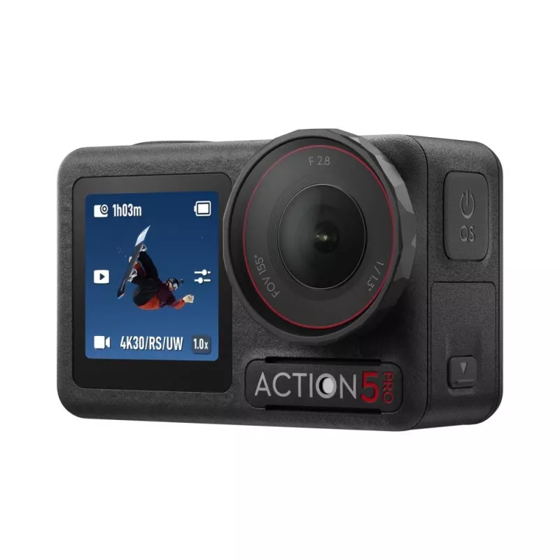 DJI Osmo Action 5 Pro actionkaamera 40 MP 4K Ultra HD CMOS 25.4 / 1.3 mm (1 / 1.3) Wi-Fi 146 g