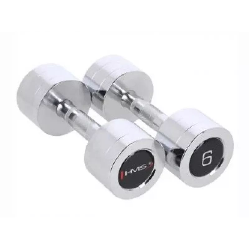 HMS Fitness CHD06 fikseeritud raskusega hantel 6 kg 2 tk