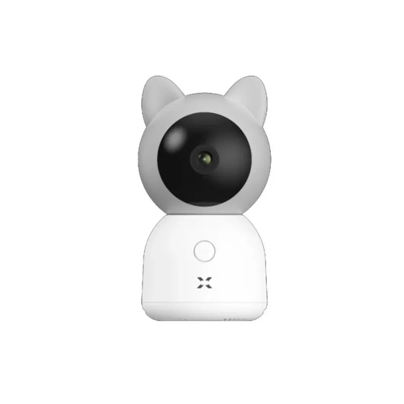 XENON X7201 Nutikas beebikaamera ilma monitorita, Wi-Fi, 3 MP, öövaatlus, USB Type-C, SD, valge