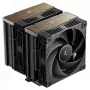 DeepCool AK620 G2 õhkjahuti, 120 mm ventilaator, ühildub LGA1700/1200/115x ja AM4/AM5, must, 144×127×159 mm