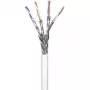 Wentronic Goobay CAT 6 võrgukaabel, S/FTP (PiMF), valge, 100 m - CCA vasksegu, AWG 23/1 (täis), PVC (94223)