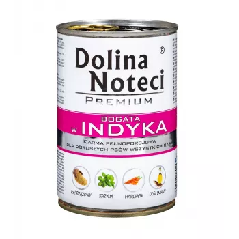 DOLINA NOTECI Premium rikkalik kalkuniga - märg koeratoit - 400 g