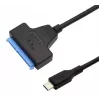 Gembird AUS3-03 USB-C – 2,5-tollise SATA ketta adapter, 0,2 m, must