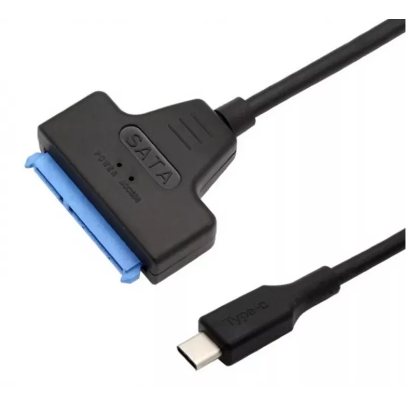 Gembird AUS3-03 USB-C – 2,5-tollise SATA ketta adapter, 0,2 m, must