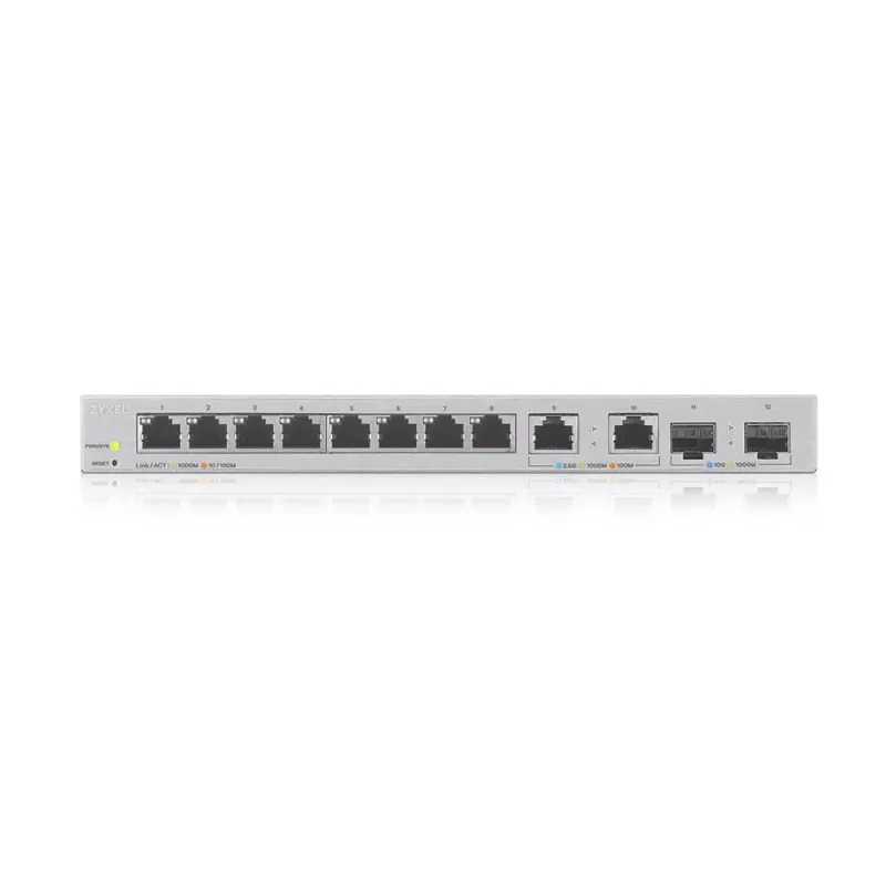 Zyxel XGS1210-12-ZZ0102F võrgulüliti hall, hallatav Gigabit Ethernet (10/100/1000)
