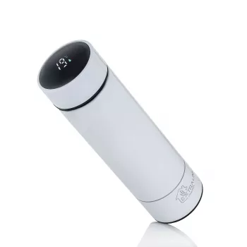 Extralink Smart Travel Mug White, termotass temperatuurinäidikuga