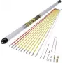Kaablitõmbevardad c.k tools MightyRod PRO T5422 12 m komplekt — klaaskiust vardakomplekt torudele ja kaablikanalitele paigaldamiseks