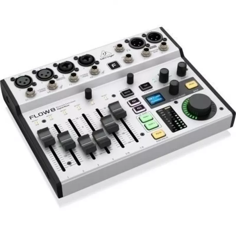 Digitaalmikser Behringer FLOW 8 — 8-kanaliline USB heliliidese mikser