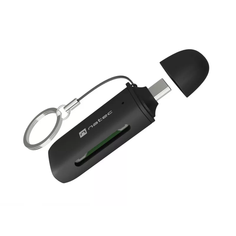 Kaardilugeja NATEC SCARAB C SD/Micro SD USB 3.2 Gen 1 Must (NCZ-2365)