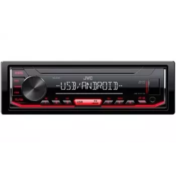 Auto digitaalmeedia vastuvõtja JVC KD-X162 1 DIN, 200 W, 24-bitine DAC, FLAC/MP3/WAV/WMA, eesmine USB Type-A, 3,5 mm, LCD 2-realine, must