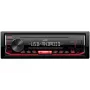 Auto digitaalmeedia vastuvõtja JVC KD-X162 1 DIN, 200 W, 24-bitine DAC, FLAC/MP3/WAV/WMA, eesmine USB Type-A, 3,5 mm, LCD 2-realine, must