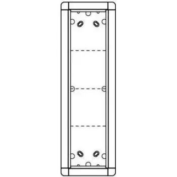 Ukseraam Schneider Electric AP-Rahmen 4-kordne 133×423 mm lüliti/montaaži jaoks