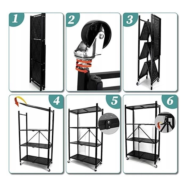 Top e shop riiul FS004 aiatööriistadele — eraldiseisev tsingitud teras, 720×340×1270 mm, 50 kg kandevõime
