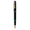 Pelikan M200, Must, Kuldne, Integreeritud täitesüsteem, Vaik, Kuldne, Kaldus sulg, Kuldne, Roostevaba teras