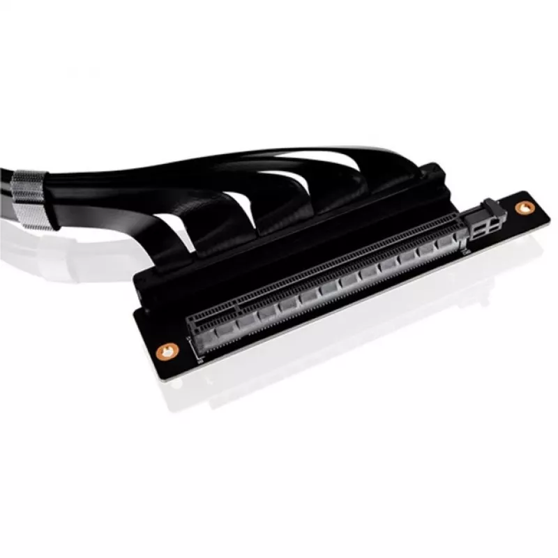 Thermaltake PCI-E 4.0 topelt 90-kraadine riser-kaabel, 40 cm, must