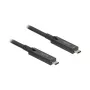 DeLOCK USB-kaabel USB 3.2 Gen 2 10m USB C Must 84257