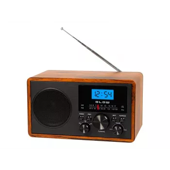 Kaasaskantav analoograadio AM/FM BLOW RA9 V.2 — AM- ja FM-vastuvõtt, patareitoide, analooghäälestus