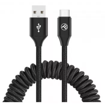 USB-USB-C andmekaabel Tellur Extendable 3A 1,8 m must