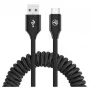 USB-USB-C andmekaabel Tellur Extendable 3A 1,8 m must