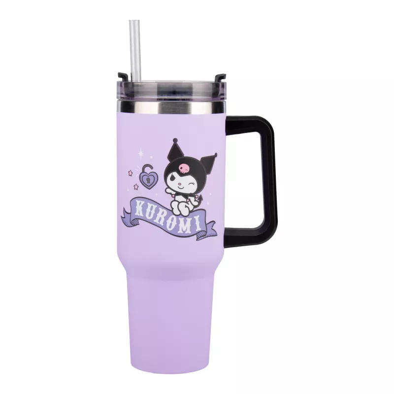 Paladone Hello Kitty Kuromi 900ml isoleeritud tass ja kõrs