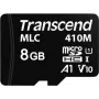 Transcend 410M Flash-mälukaart 8 GB A1 Video Class V10 UHS-I U1 Class10 microSDHC UHS-I