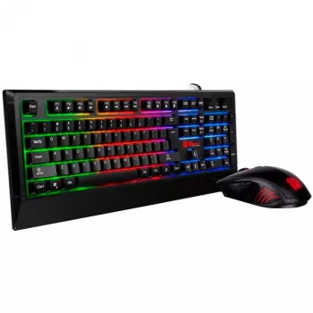 Tt eSPORTS Challenger Combo USB QWERTY Saksa Must (CM-CHC-WLXXPL-GR)