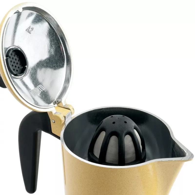 Moka pot Bialetti Orzo Express Must kollane