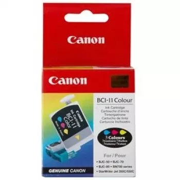 Canon BCI-11 tindikassett, originaal, tsüaan, magenta, kollane