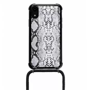 Cover Coros Snake iPhone XR 15,5 cm (6,1 tolli) Must Valge