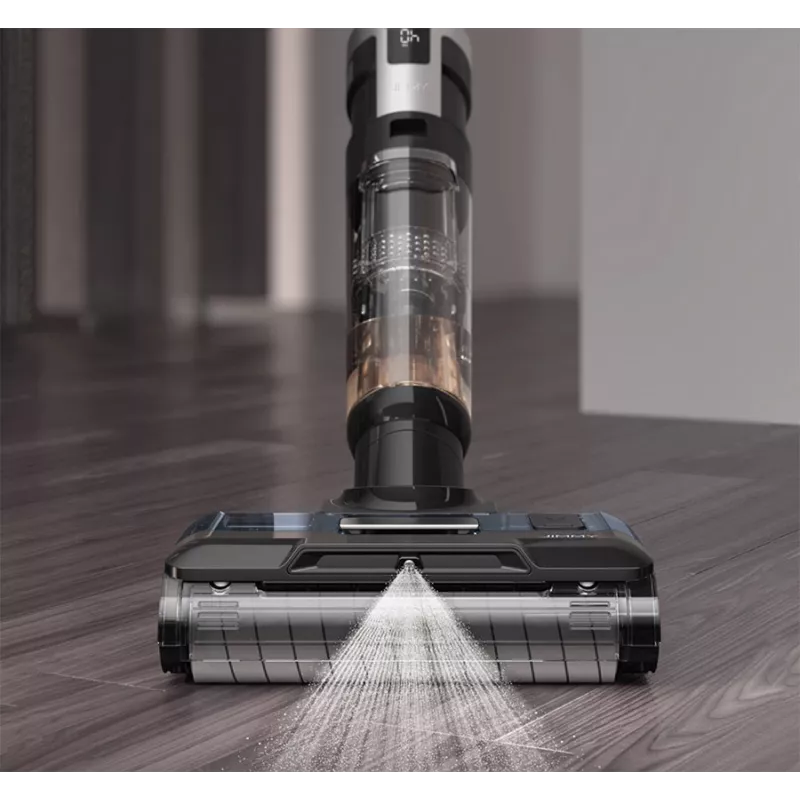 2-in-1 stick vacuum Jimmy HW9 — märgpuhastus, aku 25,2 V, 300 W, kotita, LED-ekraan, must