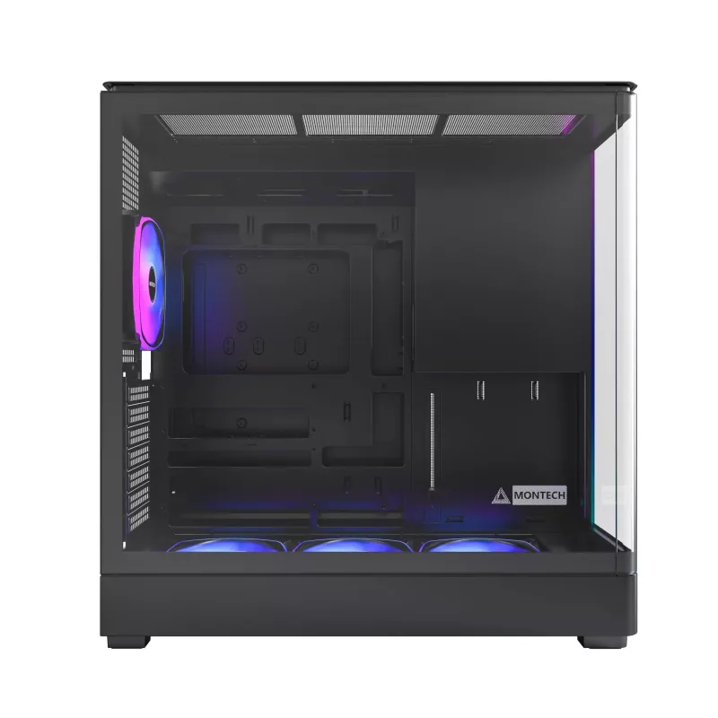 Arvutikorpus Montech KING 45 PRO must — micro ATX / Mini-ITX, Midi Tower