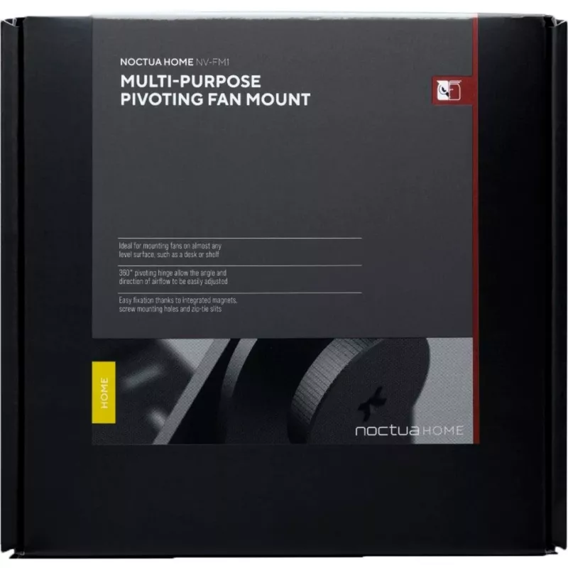 Noctua NV-FM1 universaalne pööratav ventilaatorikinnitus, must
