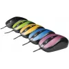 USB-juhtmega hiir, 4 nuppu, optiline, sümmeetriline, sinine