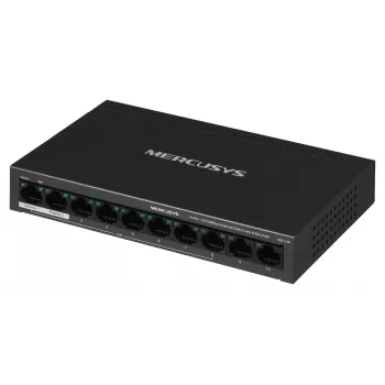 Switch Mercusys MS110P 10 porti 10/100Mbps POE+ 8 porti (Versioon 1.0)