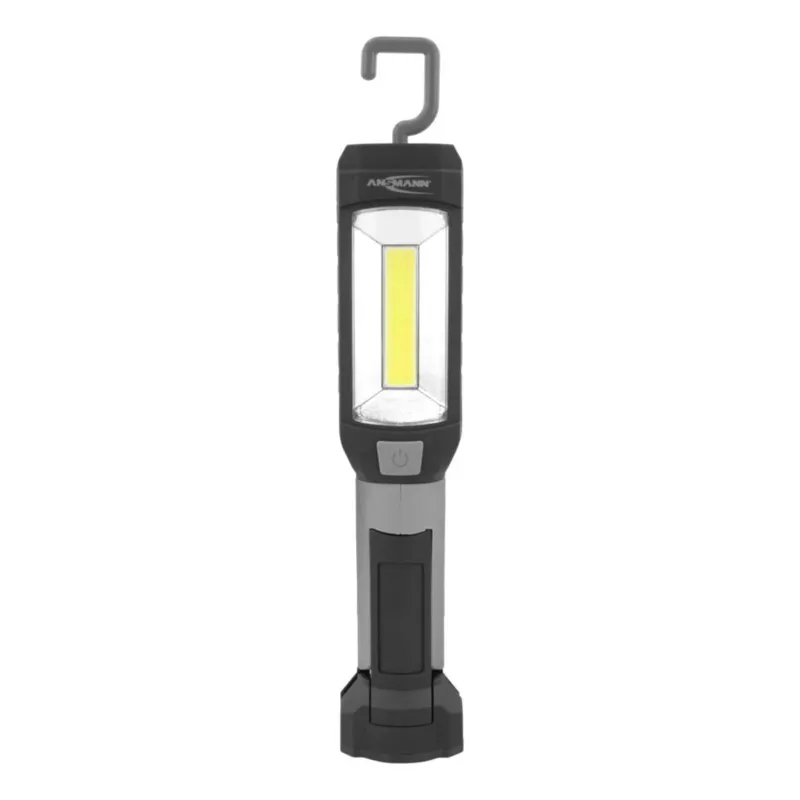 Ansmann WL230B, taskulamp, must, hall, IP20, COB LED, 2 lampi, 230 lm