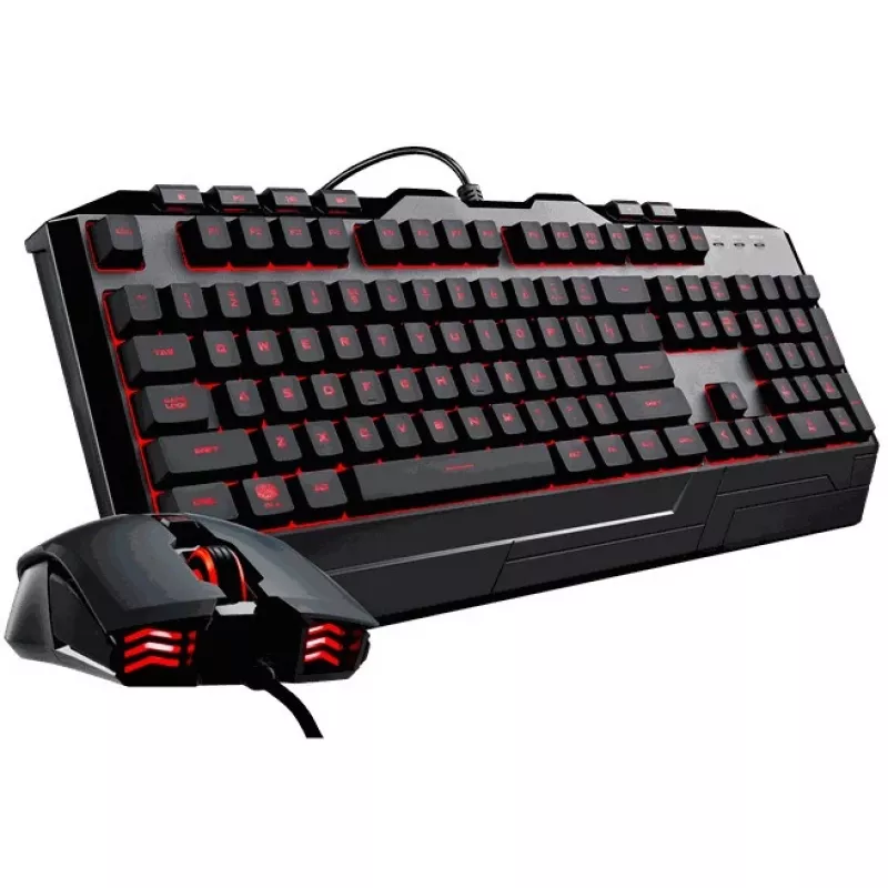 YY Cooler Master Lauaarvuti Mänguklaviatuur Devastator 3 [DE] must mono RGB uuendatud versioon