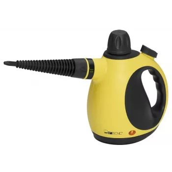 Kaasaskantav aurupuhasti CLATRONIC DR 3653 — 0,25 L veepaak, 1050 W, 3,5 bar, 5 m juhe, kollane