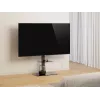Põranda telerialus GEMBIRD TVS-86ST-01 43–86-tollistele teleritele, must, karastatud klaasist alus, VESA 100x100–600x400, max 60 kg