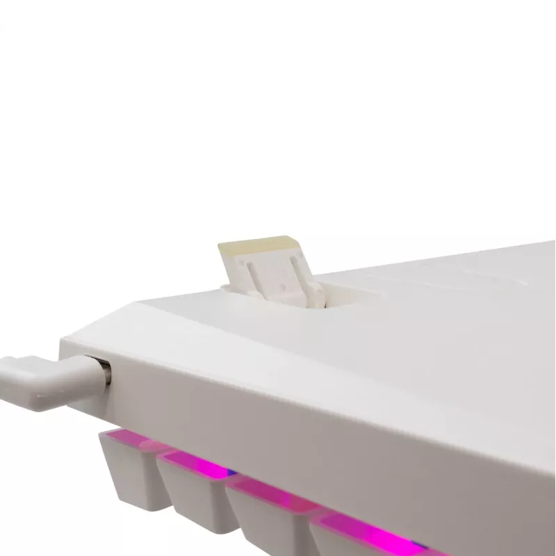 Mehaaniline klaviatuur White Shark Wakizashi-2 US Red Switch, Tenkeyless/US paigutus, valge