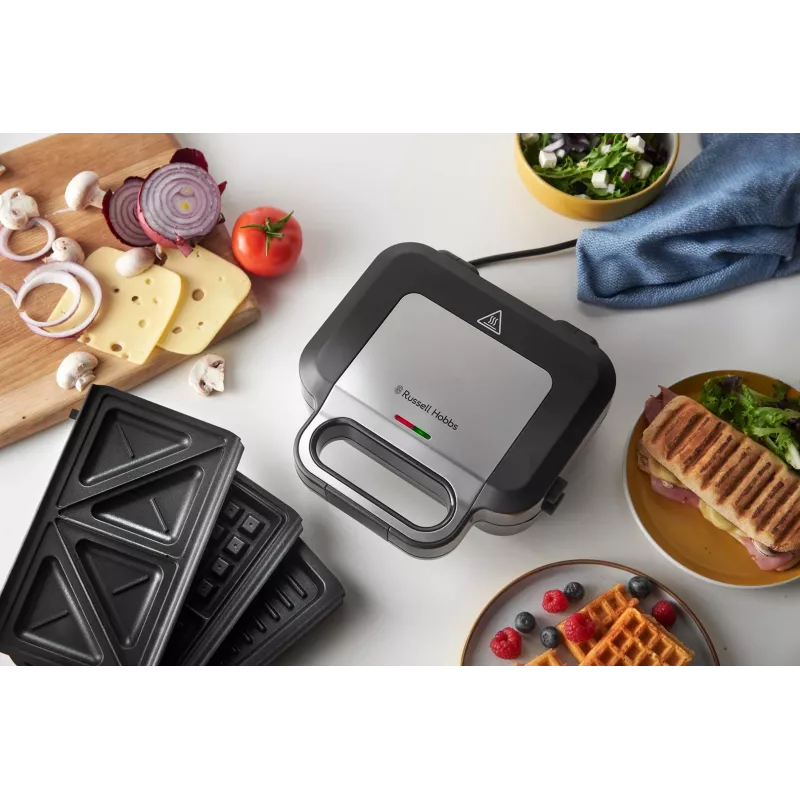 Russell Hobbs 26810-56 võileivagrill 750 W Must, Roostevaba teras
