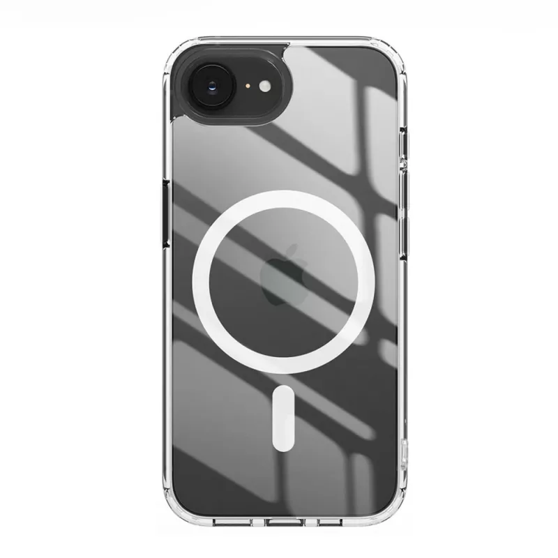 Nevox StyleShell SHOCKFlex - iPhone 16e/17e ühildub MagSafe'iga läbipaistev