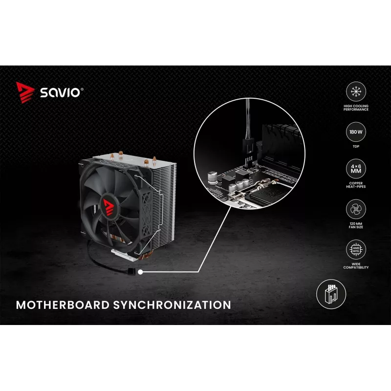 SAVIO VORTEX X2 protsessori jahuti
